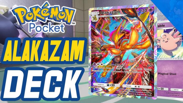 Build Deck Alakazam Pokemon TCG Pocket, Bisa One Shot Semua Pokemon!