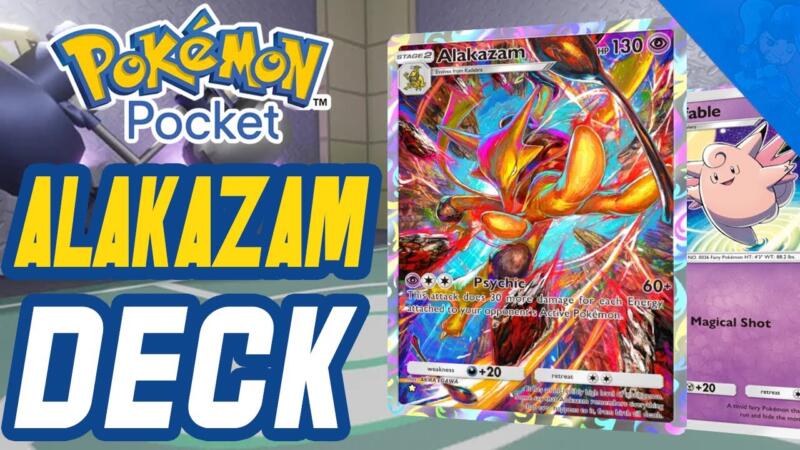 Build Deck Alakazam Pokemon Tcg Pocket, Bisa One Shot Semua Pokemon!