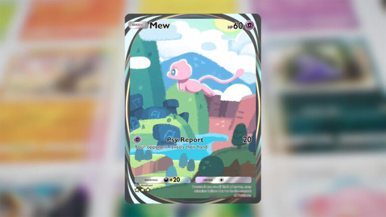 Cara Dapat Mew Pokemon TCG Pocket, Kartu Langkan!