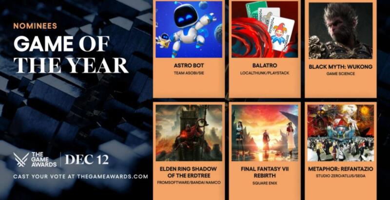 Daftar Game Yang Bersaing Di Goty The Game Awards 2024