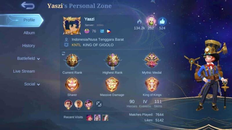 Cara Melihat Rank Ml 1