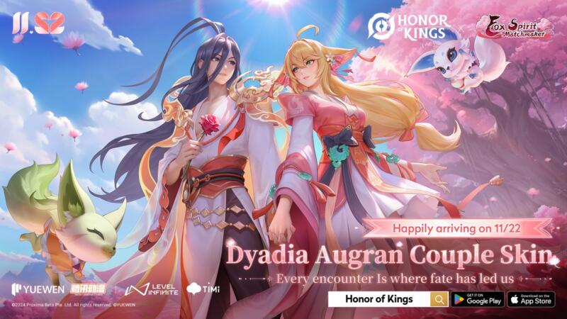 Honor Of Kings Global Rilis Skin Couple Dari Fox Spirit Matchmaker!