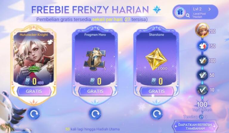 Event Freebie Frenzy Honor of Kings Balik Lagi, Dapat Skin Gratis! 10 Event Freebie Frenzy Honor of Kings Balik Lagi, Dapat Skin Gratis!