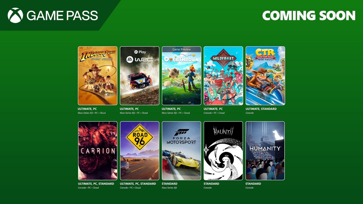 Xbox Game Pass Free Games List Early December 2024