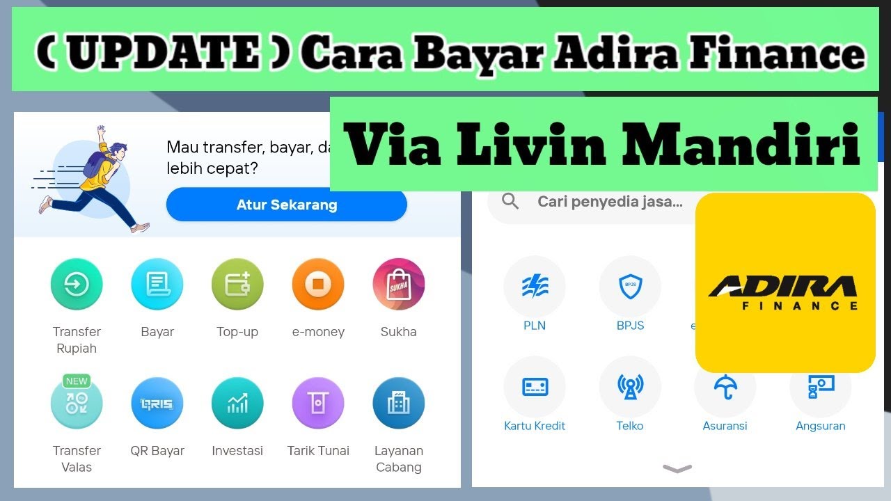 Cara Bayar Adira Lewat Livin Mandiri 1
