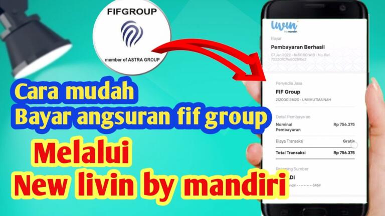 Cara Bayar FIF Lewat Livin Mandiri dengan Praktis
