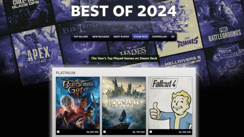 Game Terbaik Steam Deck 2024