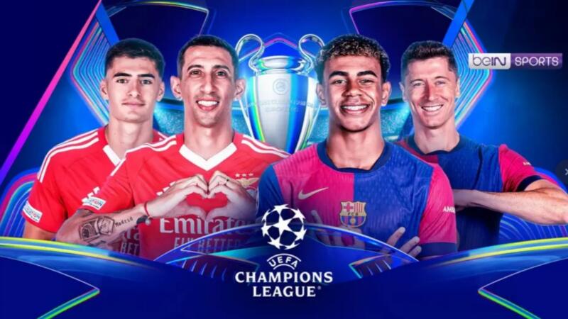 Link Live Streaming Liga Champions Benfica vs Barcelona 2024/25