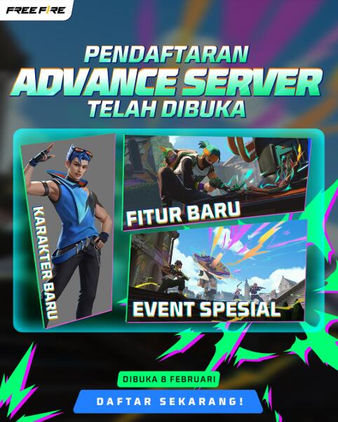 Cara Daftar Ff Advance Server Februari 2025