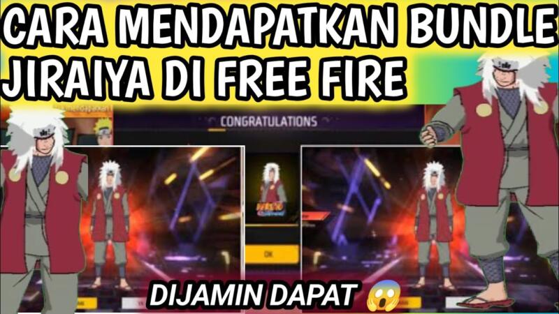 Cara Mendapatkan Bundle Jiraiya Ff Gratis