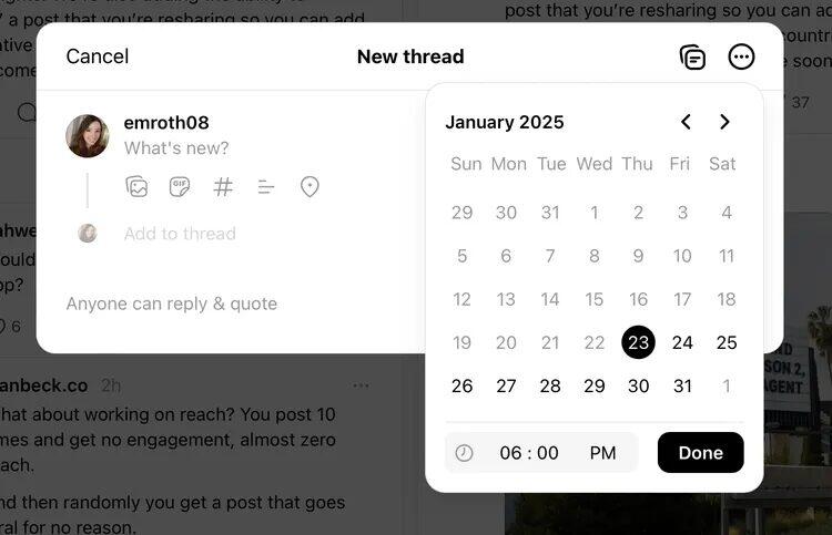 Threads Rilis Fitur Postingan Terjadwal, Begini Cara Menggunakannya