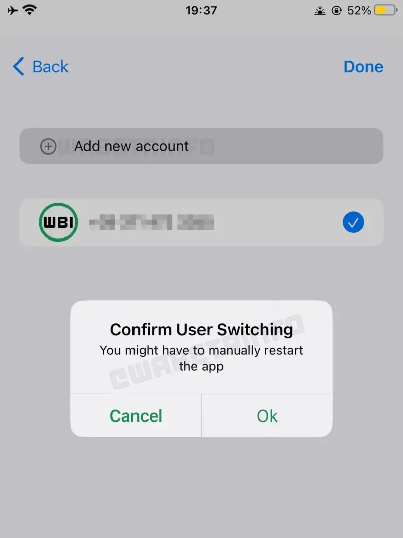 WhatsApp Hadirkan Fitur Multi-Akun di iOS