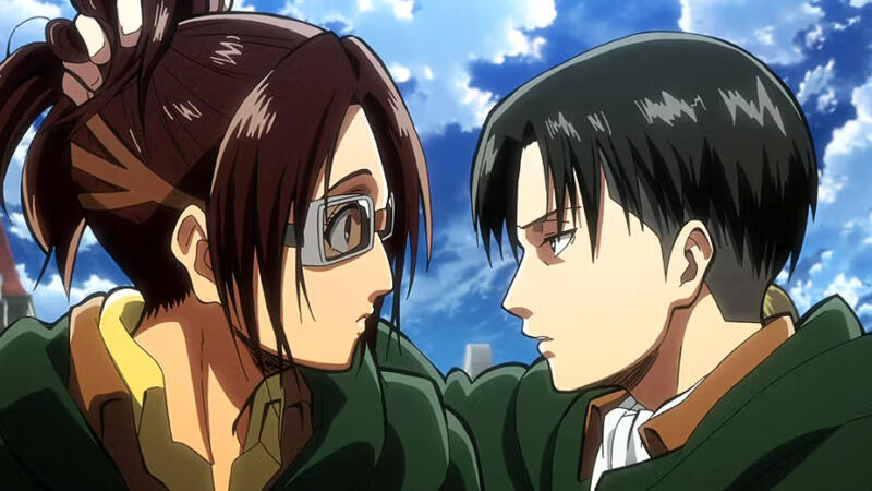 Hange Zoe Dan Levi