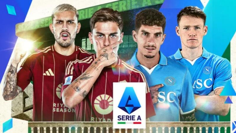 Link Live Streaming AS Roma vs Napoli Serie A 24/25