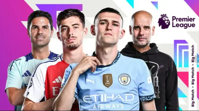 Link Live Streaming Big Match Arsenal vs Man City EPL 24/25