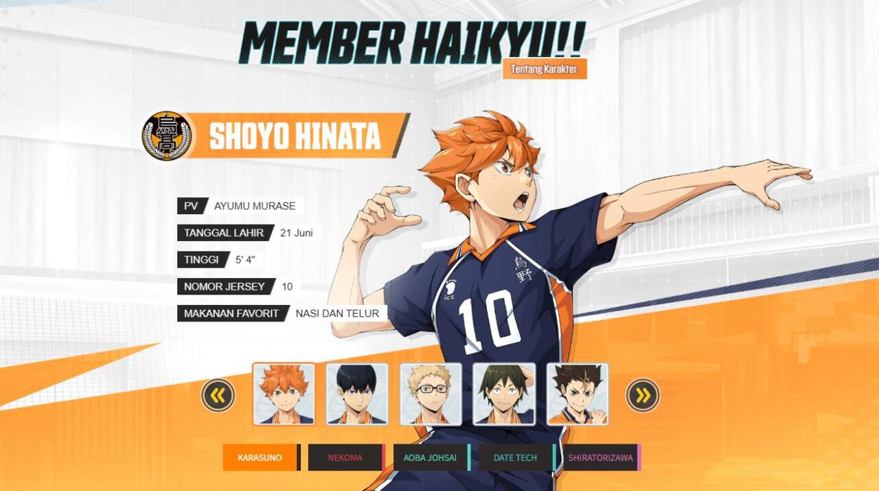 Garena Rilis Game HAIKYU!! FLY HIGH, Siap Hadir di Indonesia - Dafunda