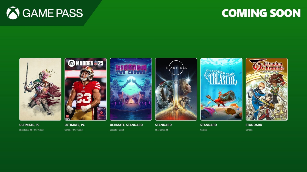 Xbox Game Pass Awal Bulan Februari 2025