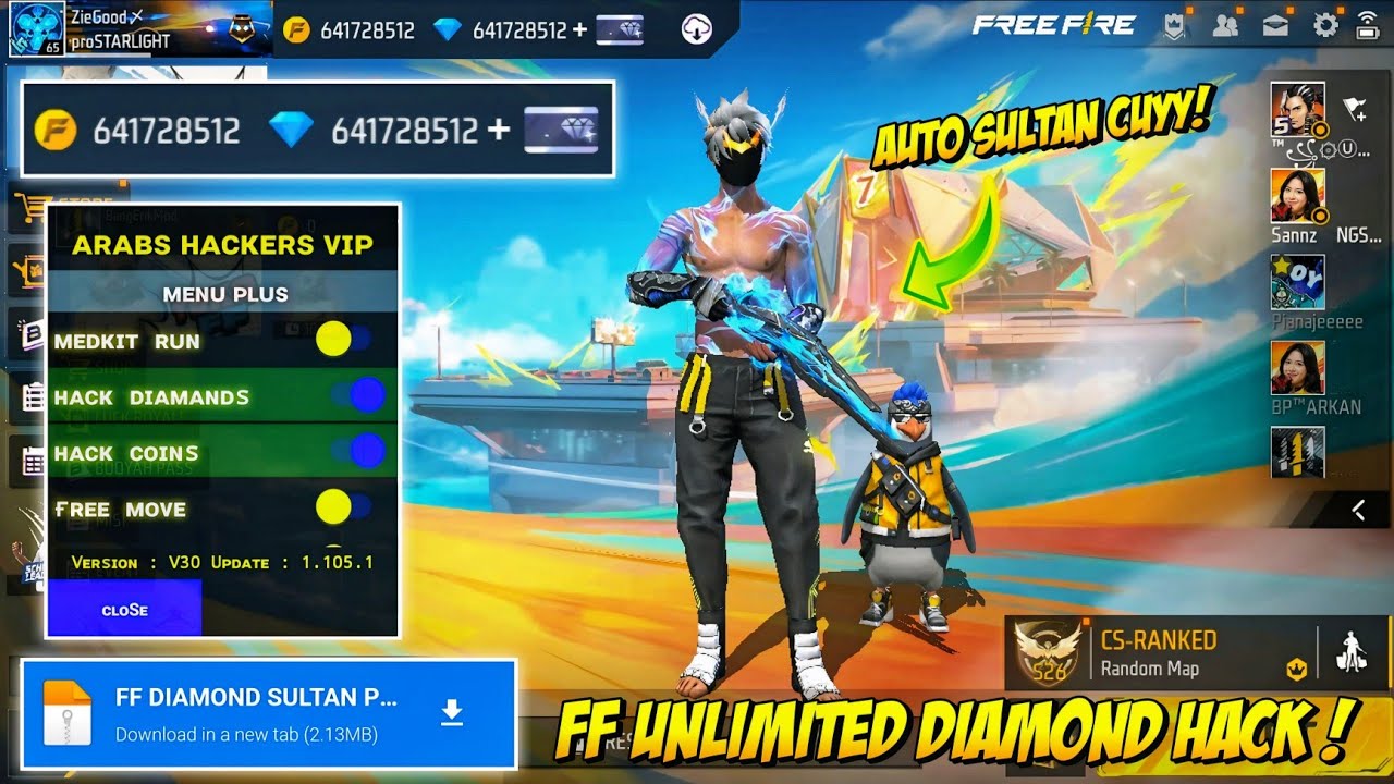 Arabs Hackers Vip Ff Apk