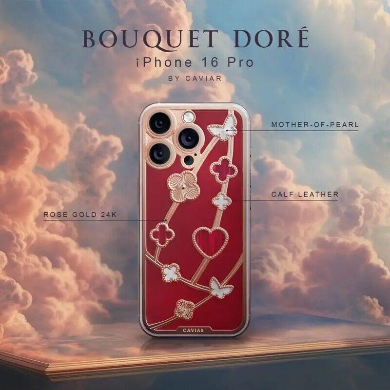 iPhone 16 Pro Secret Love Collection: bouquet dore