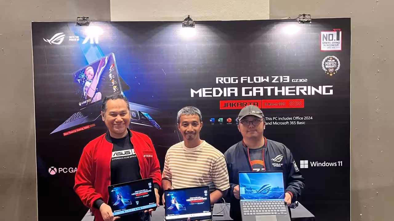 ASUS ROG Resmi Hadirkan ROG Flow Z13 (2025), Pre-Order Langsung Ludes! 1 ASUS ROG Resmi Hadirkan ROG Flow Z13 (2025), Pre-Order Langsung Ludes!