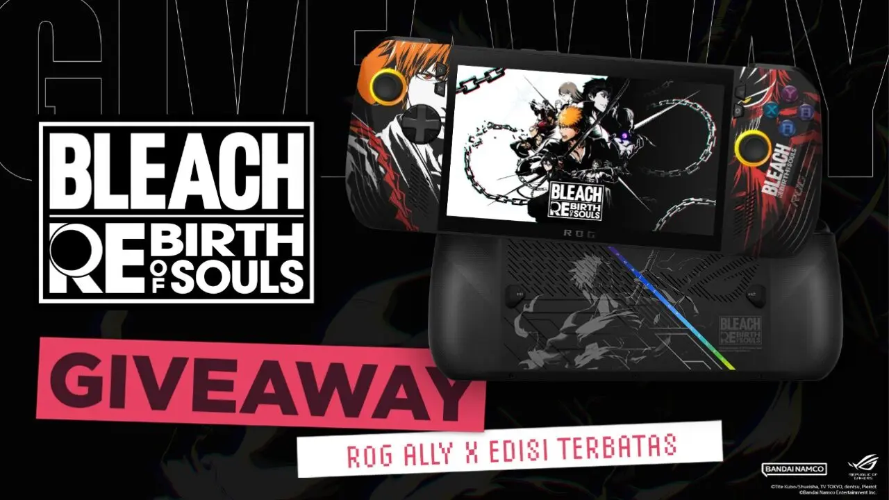 Giveaway ROG Ally X Edisi Terbatas Kolaborasi BLEACH, Jangan Ketinggalan!