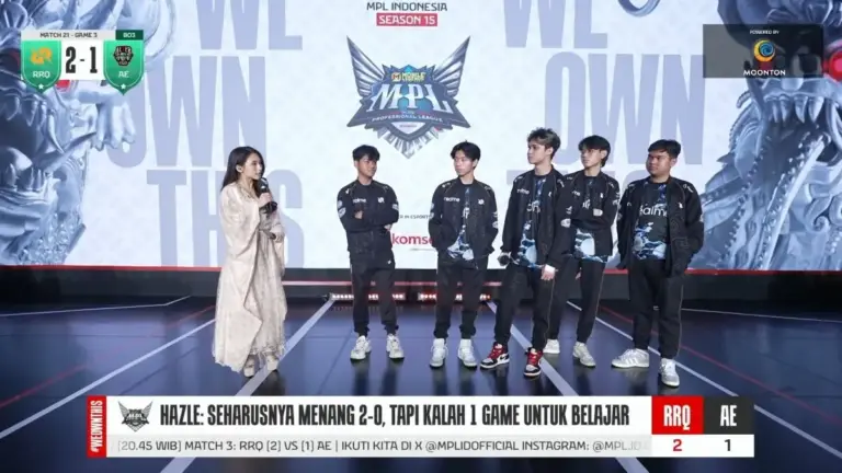 Hasil MPL ID S15 RRQ Hoshi vs Alter Ego Week 3