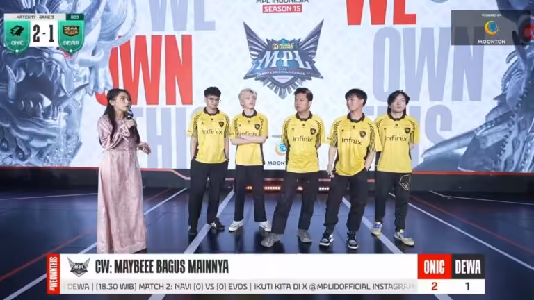 Hasil ONIC vs DEWA United Esports MPL ID S15 Week 3