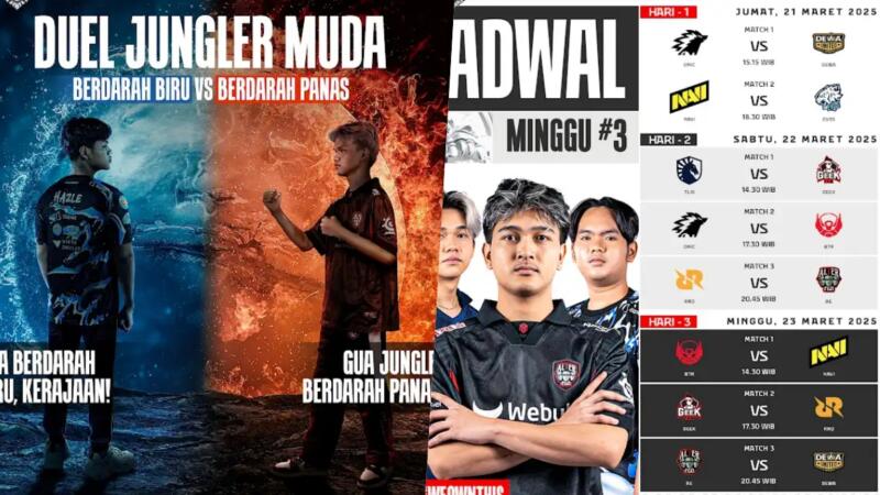 Jadwal MPL ID S15 Week 3
