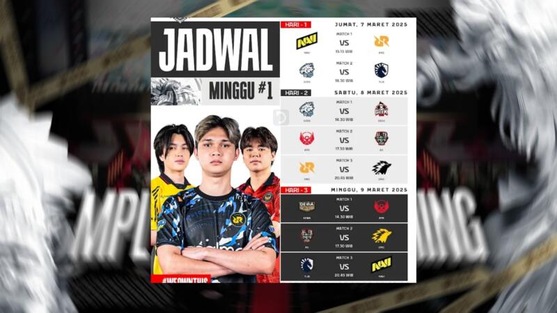 Jadwal MPL ID Season 15 Week 1