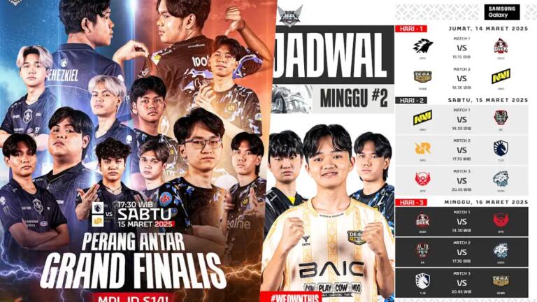 Jadwal MPL ID S15 Week 2, Sajikan Banyak Laga Seru 9 Jadwal MPL ID S15 Week 2, Sajikan Banyak Laga Seru