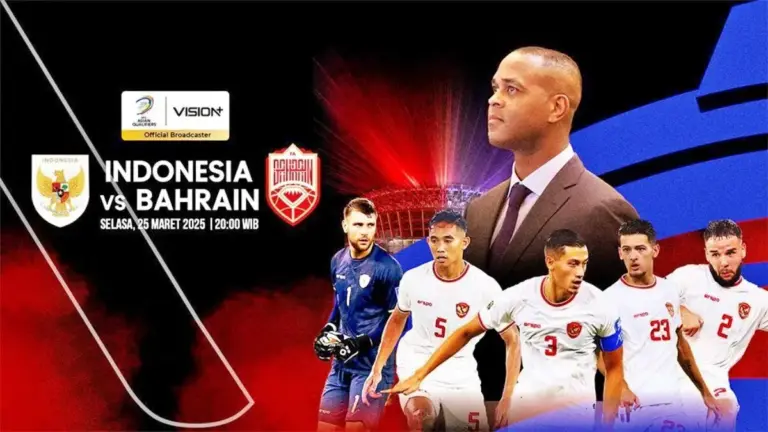 Link Live Streaming Indonesia vs Bahrain 25 Maret 2025