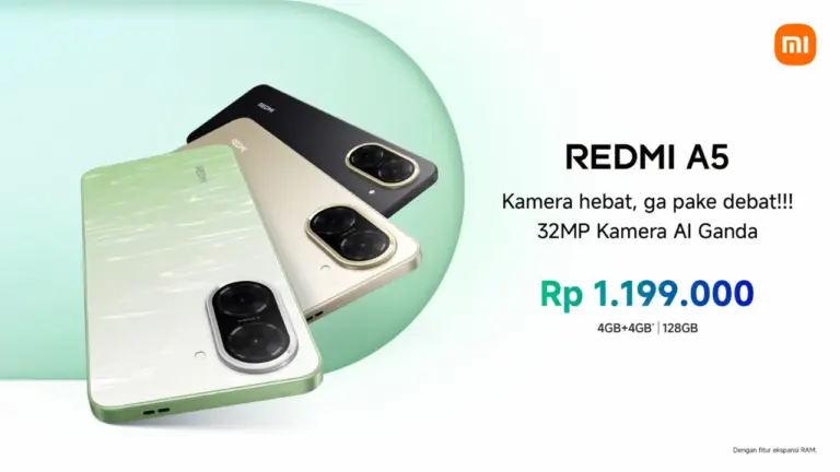Dibandrol Sejutaan, Redmi A5 Sudah Resmi Dijual