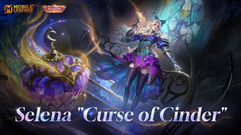 Intip Tampilan Skin Zenith Selena “Curse of Cinder” Mobile Legends