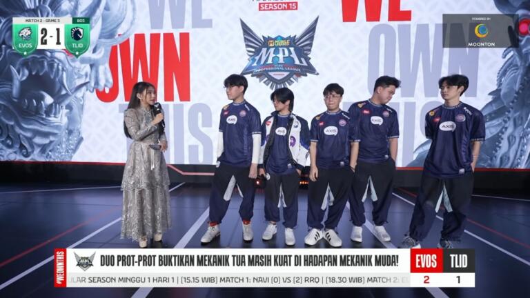 Team Liquid ID vs EVOS Glory MPL ID S15 week 1