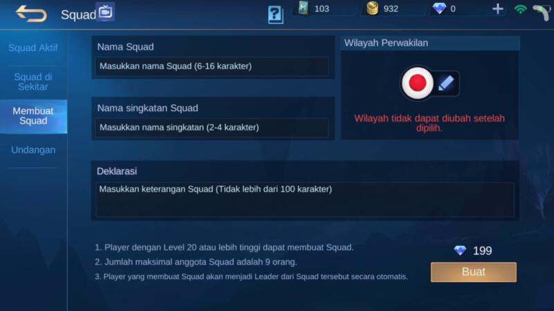 Cara Keluar Dari Squad Ml