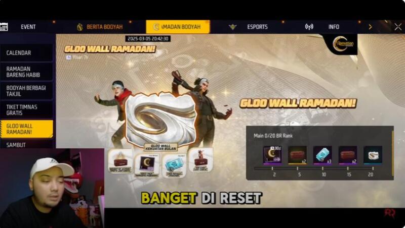 Cara Mendapatkan Gloo Wall Ff Ramadhan Gratis
