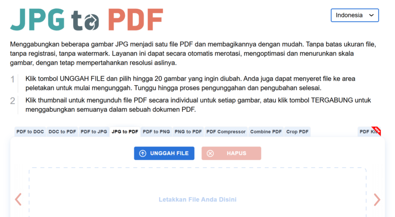 Cara Ubah Foto ke PDF