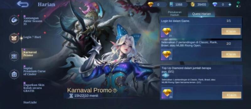 Promo Diamond Kuning Ml 2025