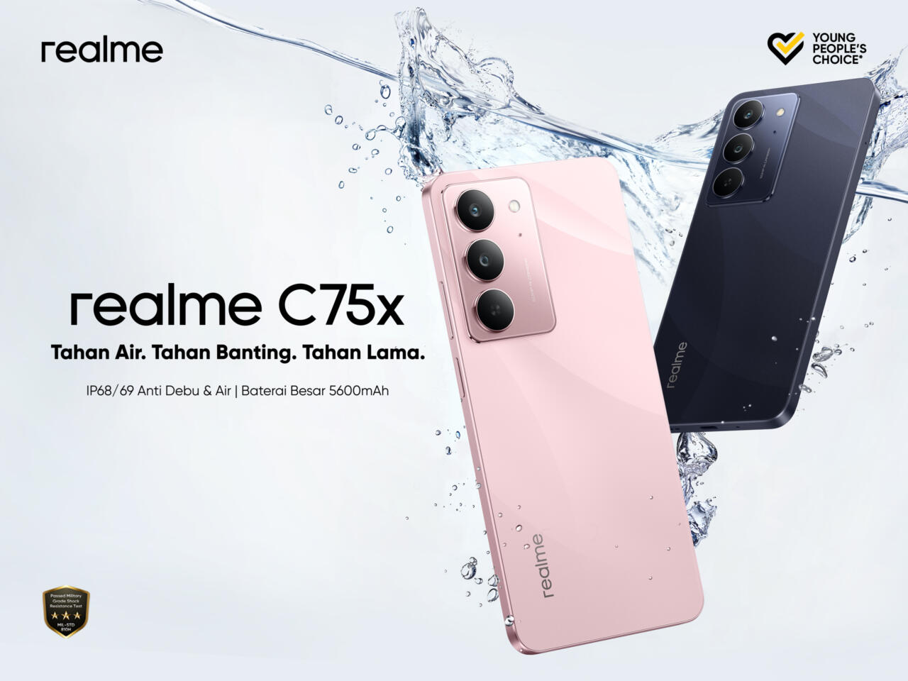Miliki Sertifikasi IP69, realme C75x Dibandrol 2 Jutaan Rupiah 2 Miliki Sertifikasi IP69, realme C75x Dibandrol 2 Jutaan Rupiah