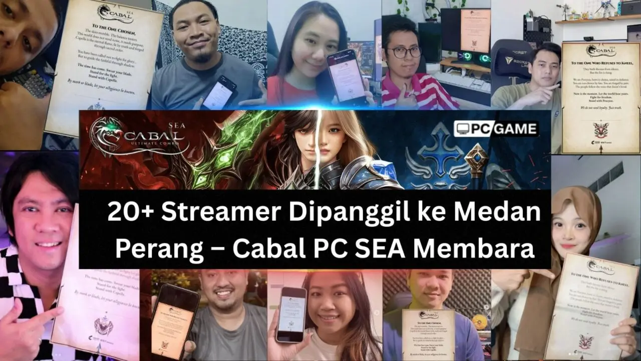 CABAL PC SEA Undang Puluhan Streamer dan KOL ke Medan Perang