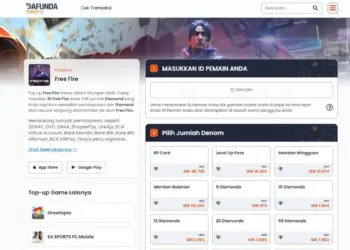 Cara Top Up Diamond Free Fire