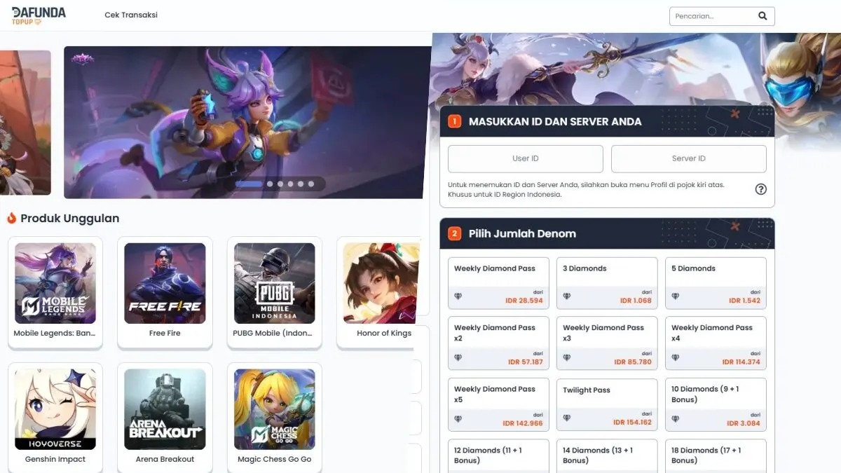 Cara Top Up Diamond Mobile Legends Dengan Mudah dan Cepat!