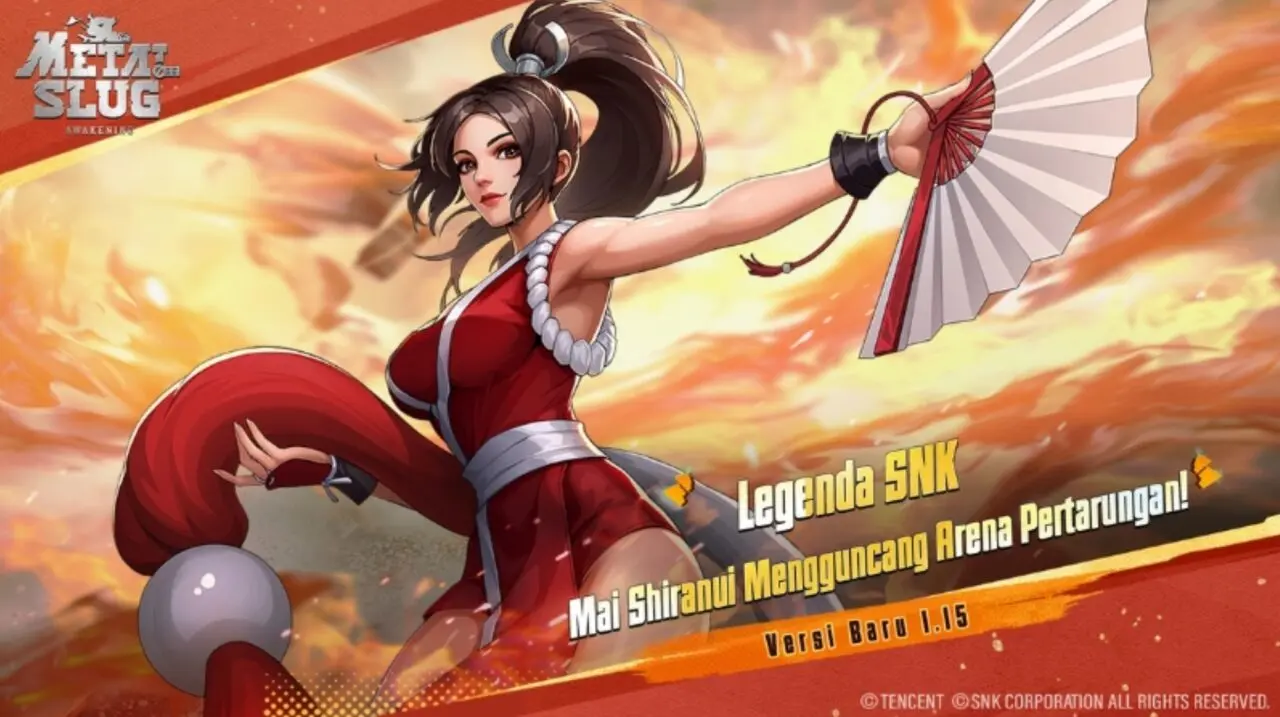 Update 1.15 Metal Slug: Awakening, Hadirkan Dua Hero Baru, Tema Dunia Timur, dan Senjata Mematikan