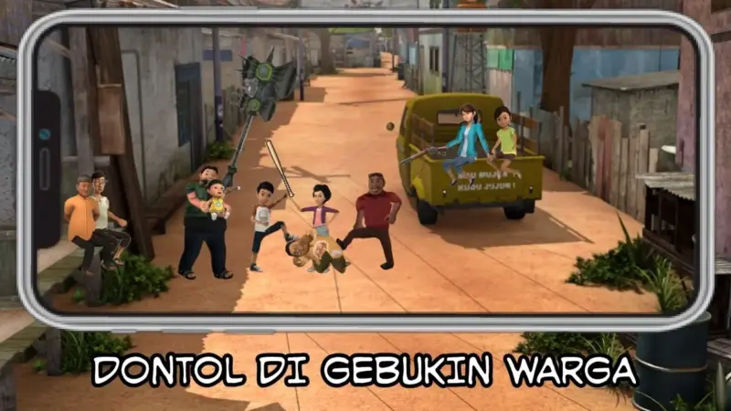 Tentang Game Denis Digebukin Warga