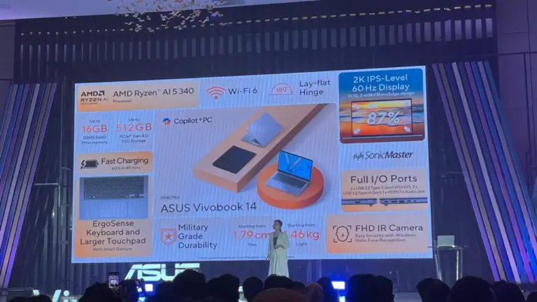 ASUS Vivobook S14 Diluncurkan, Laptop AI Canggih dalam Desain Tipis & Tangguh