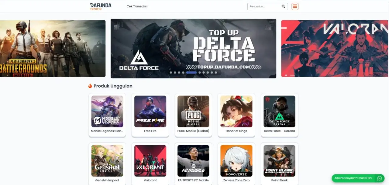 Buka Situs Dafunda Top Up