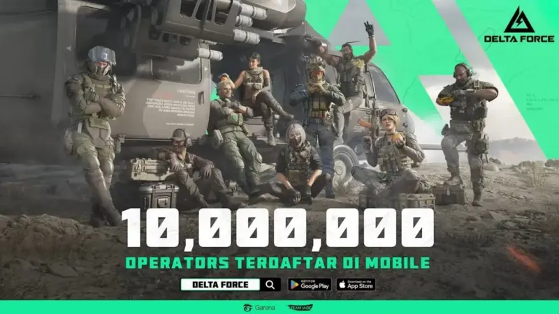 Delta Force Mobile Raih 10 Juta Unduhan