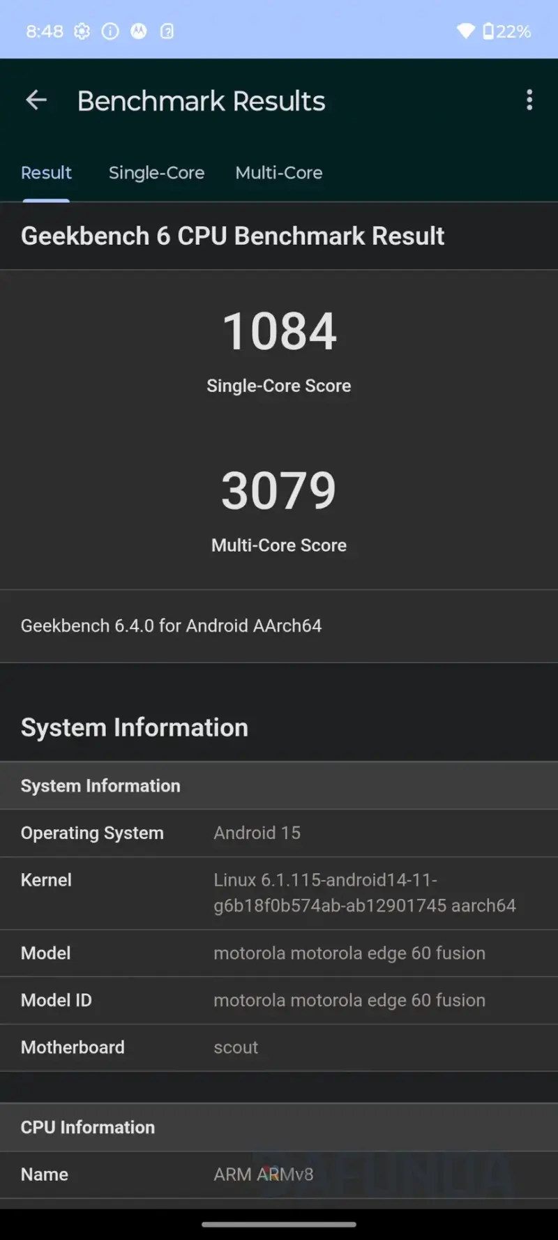 Geekbench 6 Prosesor Benchmark