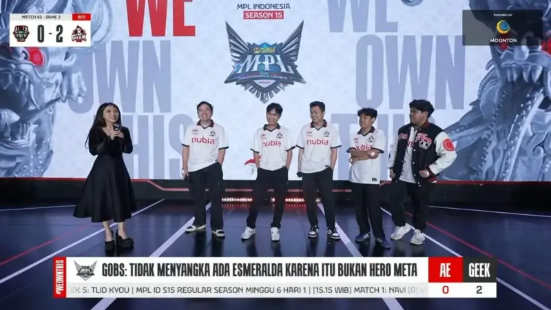 Hasil MPL ID S15 Alter Ego vs Geek Fam ID