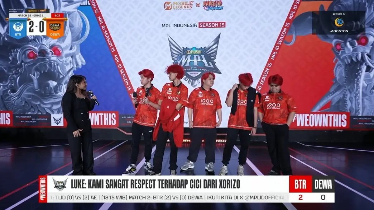 Hasil MPL ID S15 Bigetron vs DEWA United